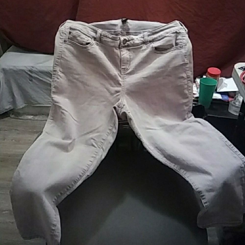 Plus size Torrid denim skinny/straight leg pants